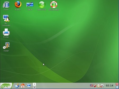 openSUSE 10.3 Live-CD indirilebilir