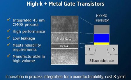 45 nm ile Intel bir adım önde