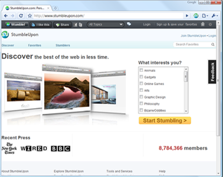 Stumbleupon
