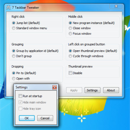 7 Taskbar Tweaker