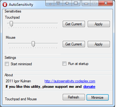 AutoSensitivity, TwoFingerScroll ve SharpKeys