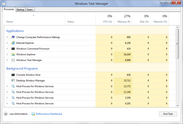 Windows 8'deki ağ bağlantıları