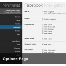 Minimalist Facebook ve F.B. Purity