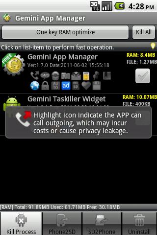 CPU Tuner ve Gemini App Manager