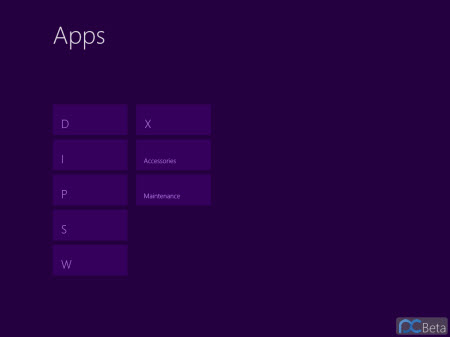 Windows 8'den yeni ekran görüntüleri