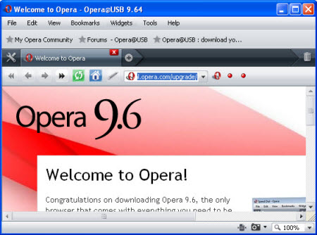 Browzar ve Opera@USB