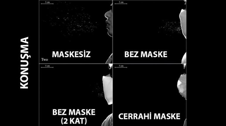 konuşurken maske