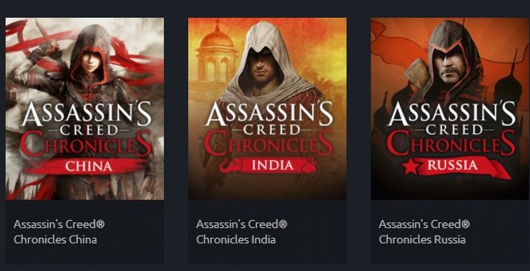 assassin's creed chronicles trilogy