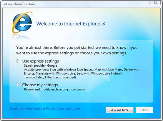 internet explorer 8 for mac os